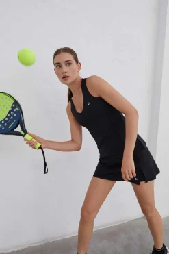 Dash and Stars Outdoor-T-Shirt Alcas Olimpica Transpiravel Preta