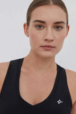 Dash and Stars Outdoor-T-Shirt Alcas Olimpica Transpiravel Preta