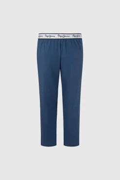 Pepe Jeans T-Shirt Algodao Logo Estampado Azul