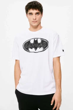 Springfield T-Shirt Batman Logo Branco