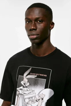 Springfield T-Shirt Burgs Bunny Casablanca Preto Best