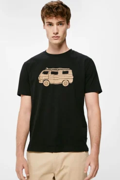 Springfield T-Shirt Carrinha Preto Outlet