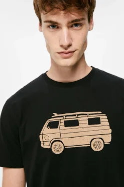 Springfield T-Shirt Carrinha Preto Outlet