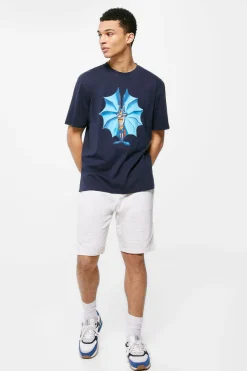 Springfield T-Shirt Coiote Batman Azul Outlet