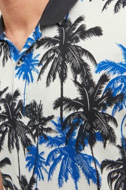 Jack & Jones T-Shirt Com Estampado Floral Marinho Clearance