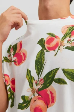 Jack & Jones T-Shirt Com Estampas Florais Branco Online