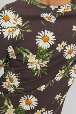 Jack & Jones T-Shirt Com Estampas Florais Castanho Online