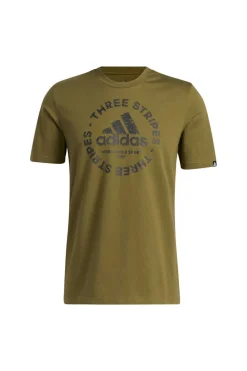 Adidas T-Shirt Com Logotipo Verde Best
