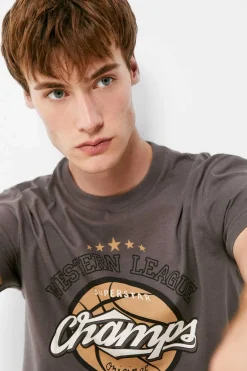 Springfield T-Shirt Crocodilo Mix Cinza Sale