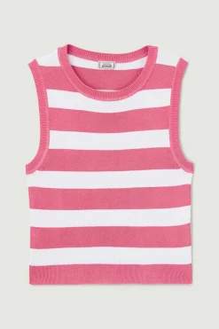 Pimkie T-Shirts-T-Shirt De Alcas Curta De Malha