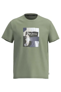 Pepe Jeans T-Shirt De Manga Curta Cinza Clearance