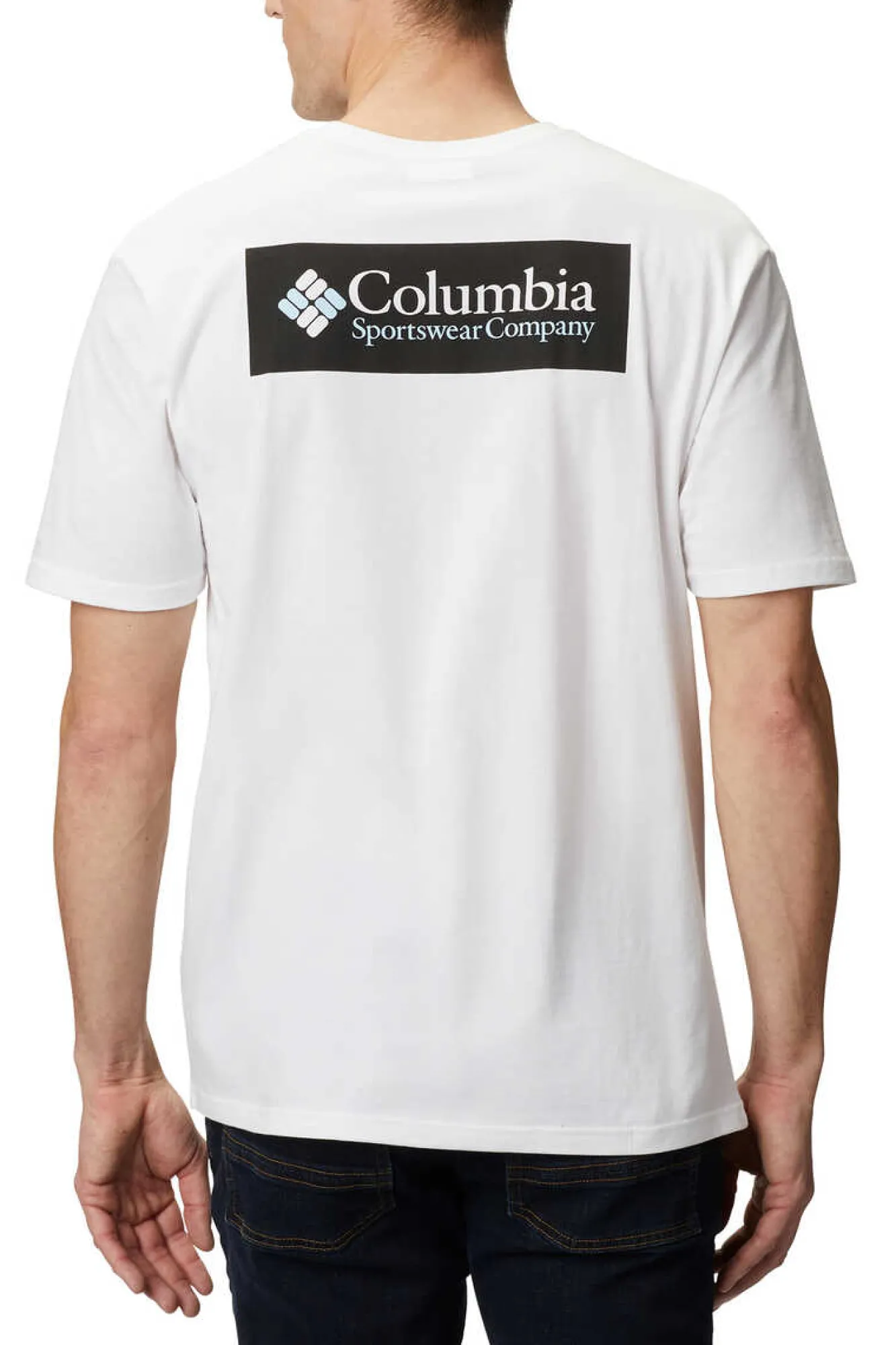 Columbia T-Shirt De Manga Curta North Cascades™ Para Homem Branco