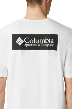 Columbia T-Shirt De Manga Curta North Cascades™ Para Homem Branco