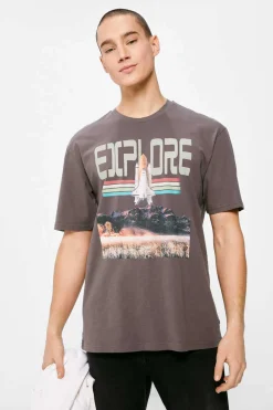 Springfield T-Shirt Explore Mix Cinza Best