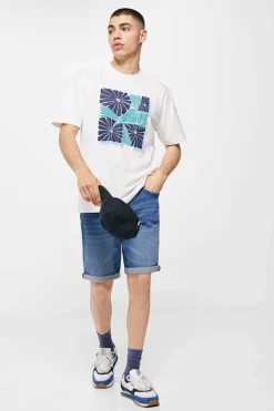 Springfield T-Shirt Flores Cru Outlet