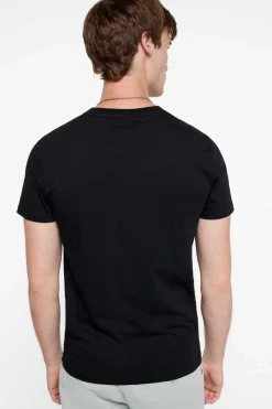 Superdry T-Shirt Fluor Lite Da Colecao Orange Label Preto Discount