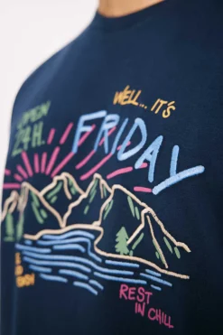 Springfield T-Shirt Friday Azulado Clearance