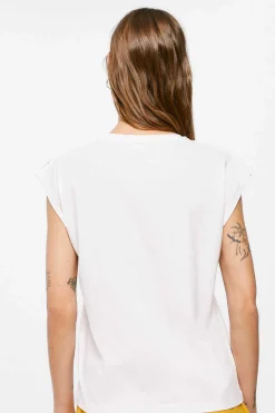 Springfield T-Shirts-T-Shirt Grafica Crochet Ombro