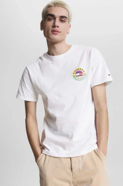 Tommy Jeans T-Shirt Herren Branco Outlet