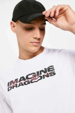 Springfield T-Shirt Imagine Dragons Hands Branco