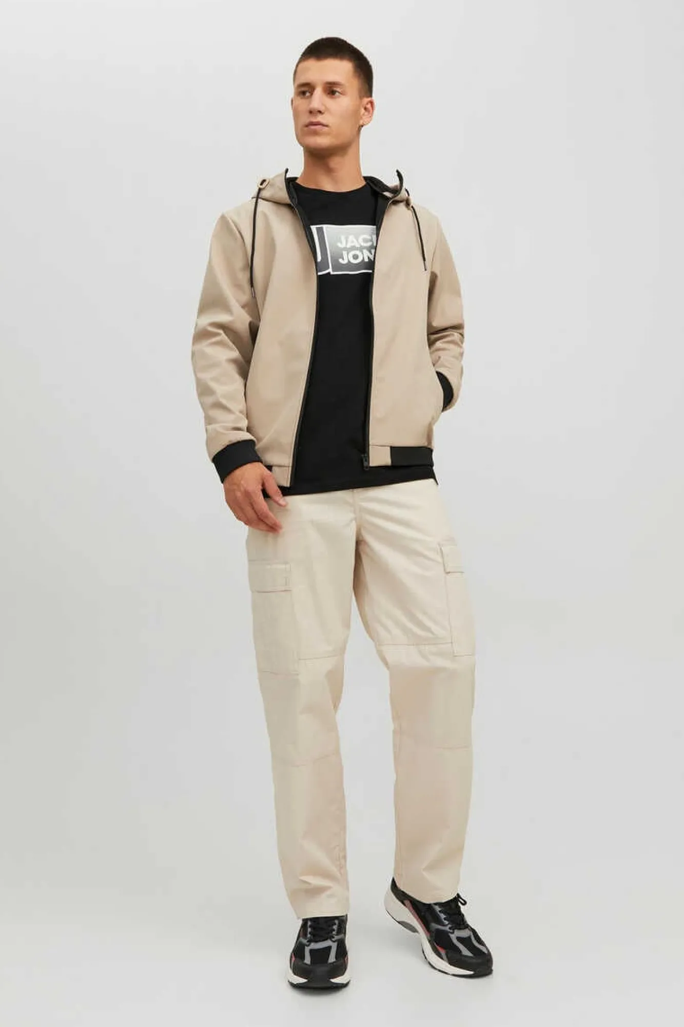 Jack & Jones T-Shirt Logo Preto Discount