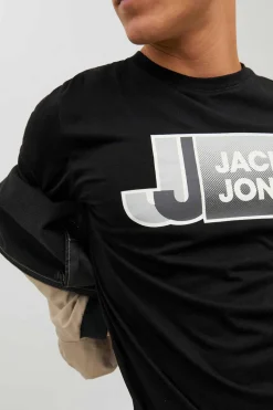 Jack & Jones T-Shirt Logo Preto Discount