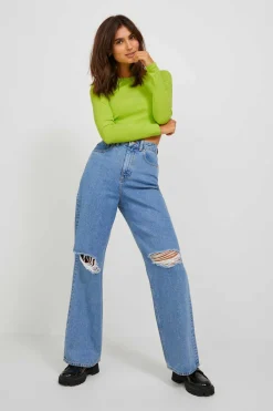 Jack & Jones T-Shirts-T-Shirt Manga Comprida Tecido Rib