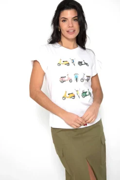 Brave Soul T-Shirts-T-Shirt Manga Curta Estampada