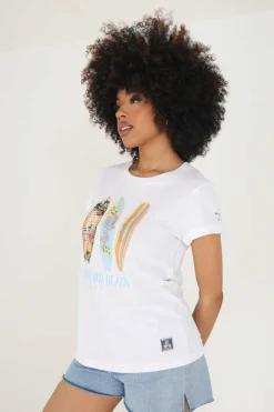 Brave Soul T-Shirts-T-Shirt Manga Curta Estampada