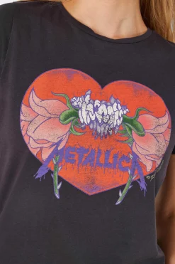 Noisy May Licencas-T-Shirt Manga Curta Print Frontal