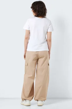 Noisy May Licencas-T-Shirt Manga Curta Print Frontal