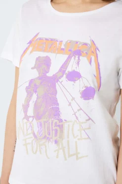 Noisy May Licencas-T-Shirt Manga Curta Print Frontal