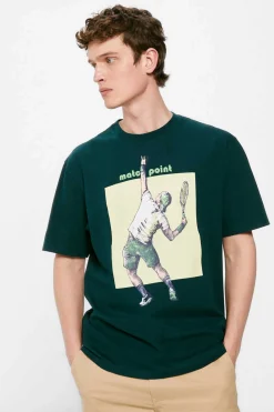 Springfield T-Shirt Match Point Malva Sale