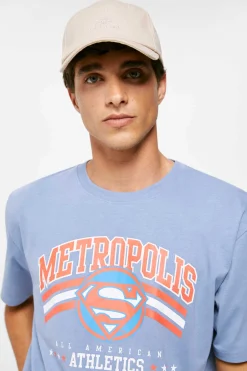 Springfield T-Shirt Metropolis Superman Azul Online