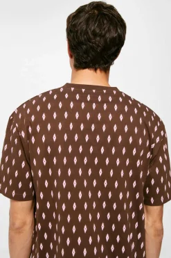 Springfield T-Shirt Micro Castanho Discount