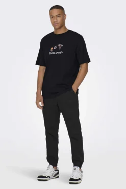 Only & Sons T-Shirt Minecraft Preto Hot