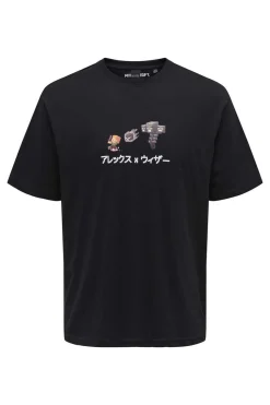 Only & Sons T-Shirt Minecraft Preto Hot