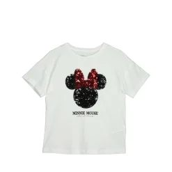 Springfield Licencas-T-Shirt "Minnie" Lantejoulas