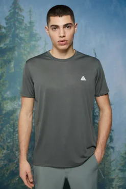 Springfield T-Shirt Outdoor Cortes Cinza Clearance