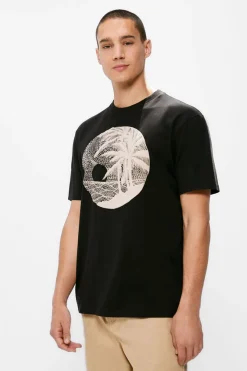 Springfield T-Shirt Palmeiras Pespontos Preto Online