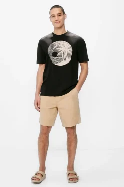 Springfield T-Shirt Palmeiras Pespontos Preto Online