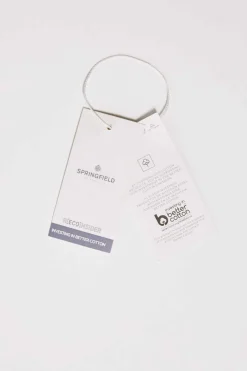 Springfield T-Shirt Risca Textura Verde Hot