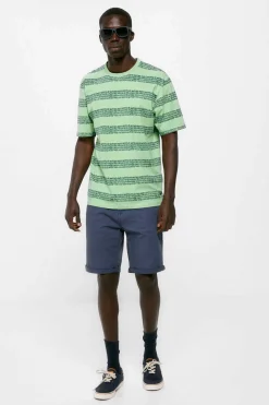Springfield T-Shirt Risca Textura Verde Hot