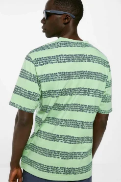 Springfield T-Shirt Risca Textura Verde Hot