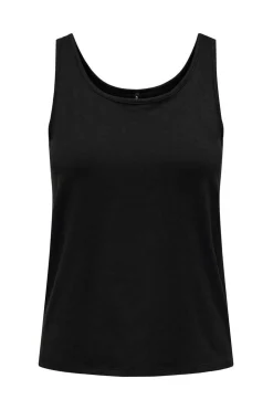 Only T-Shirts-T-Shirt Sem Mangas Lisa