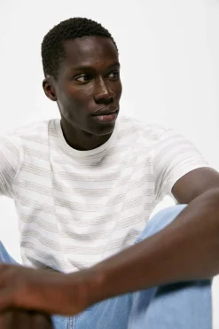 Springfield T-Shirt Slub All Over Cru Sale