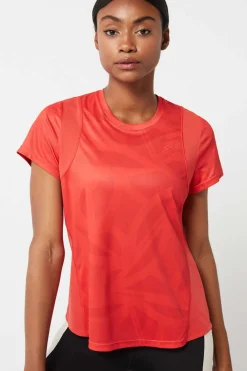 Dash and Stars T-Shirts-T-Shirt Tecnica Vermelha