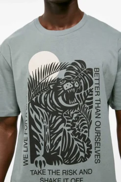 Springfield T-Shirt Tigre Violeta Sale