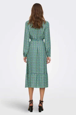 Only Vestidos E Macacoes-Vestido Camiseiro Midi