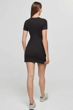 Champion Vestidos E Macacoes-Vestido Cingido Com Logotipo Pequeno